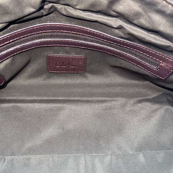 Cole Haan Purple Leather Satchel - EUC - Picture 13 of 14